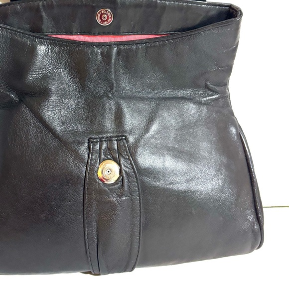 Felix rey Black Leather Clutch with Bow - Picture 4 of 6